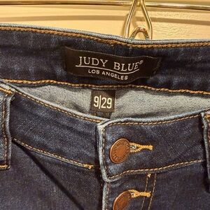 Judy Blue Women's High Rise Dark Denim Jeans